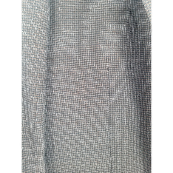 Vintage Joseph S. Feiss Brown Small Check Two Button Center Vent Blazer Jacket - Picture 5 of 11